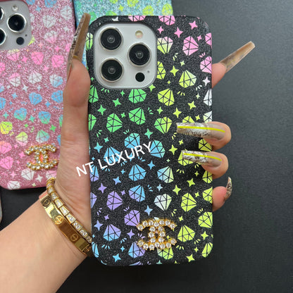 Diamond Design CC iPhone Case