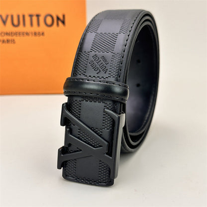 Ceinture classique de couleur (boucle noire)