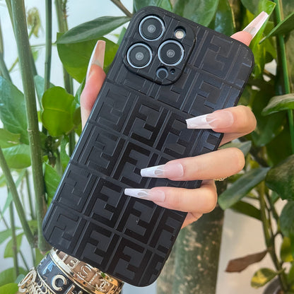 Coque de téléphone noire tendance (fantaisie)