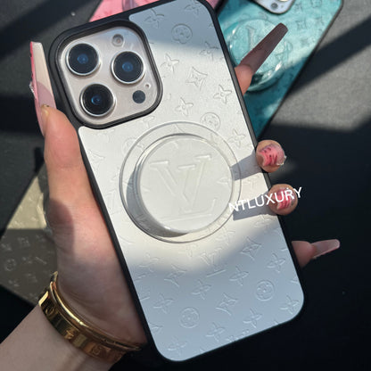 Einzigartige Press Love iPhone Hülle mit Magsafe Halterung