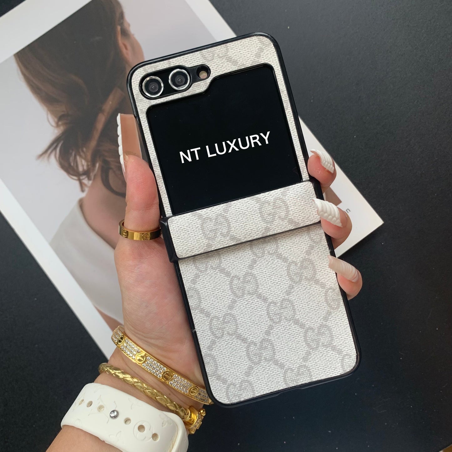 Traditional Floral Samsung Case For Z-Flip Series