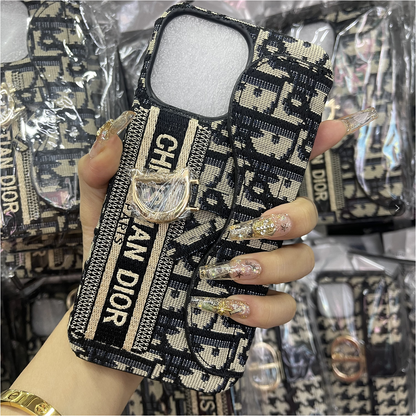 OO Floral Printed Phone Case For iPhone