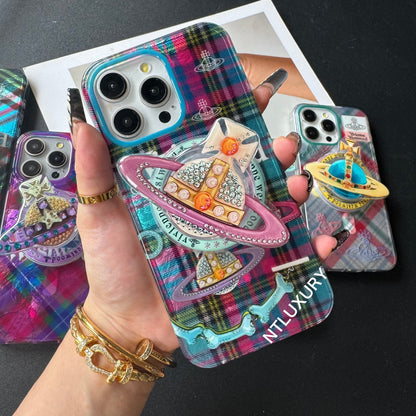 Coque iPhone West Woo à treillis avec support MageSafe