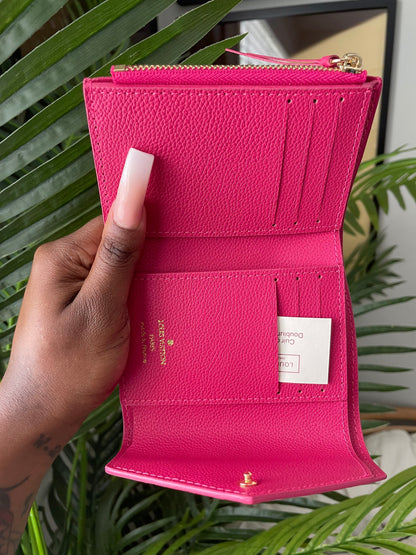 Dark Pink Logo Wallet *comes with box*