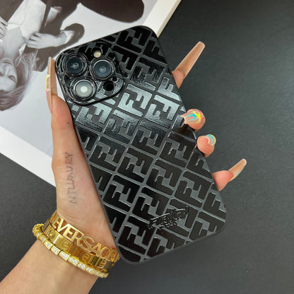 Coque de téléphone noire tendance (FF)