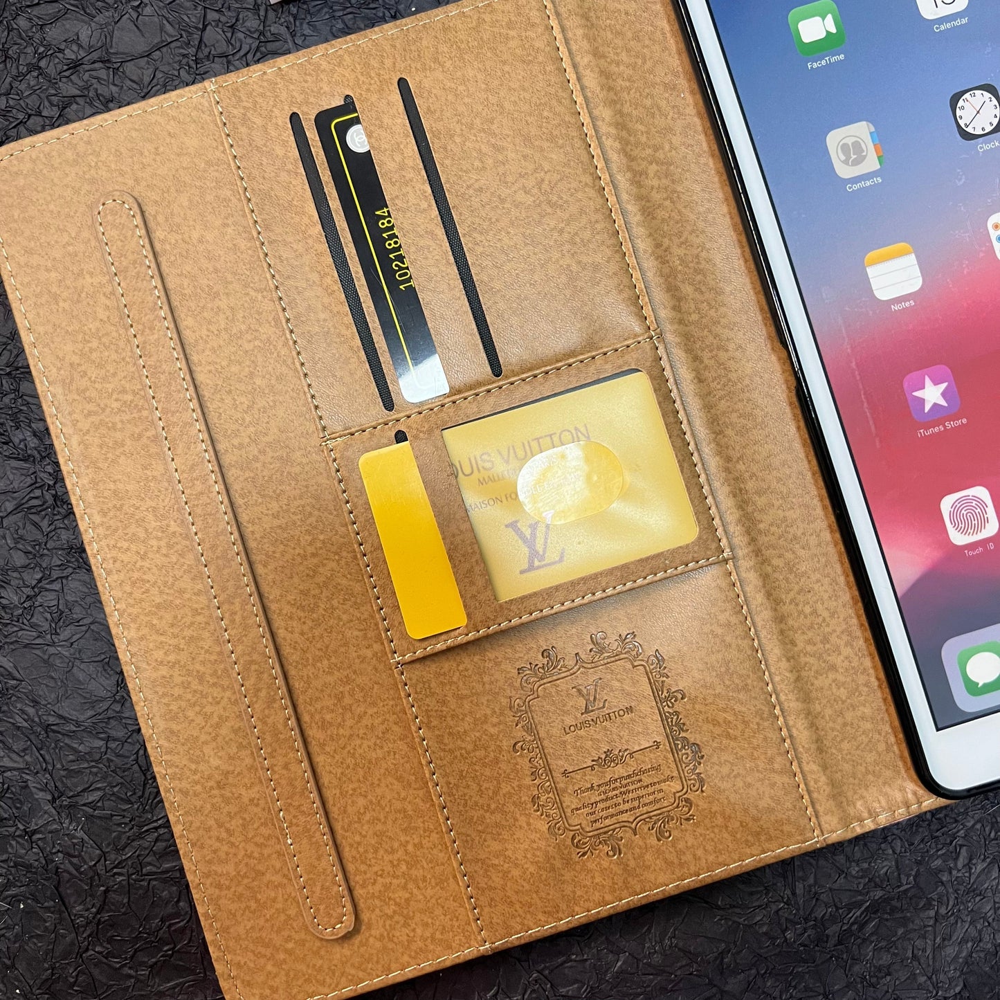 Jolie coque fantaisie pour iPad (Amour rose)