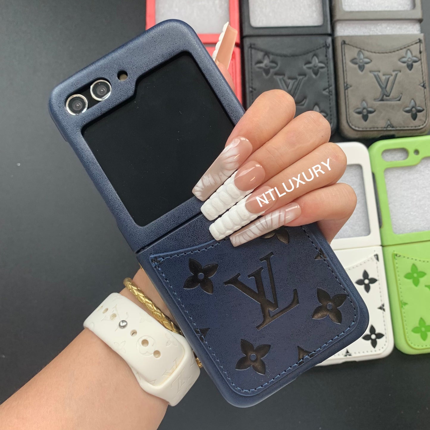 Press Love Samsung Case For Z-Flip Series with Pocket