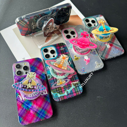 Coque iPhone West Woo à treillis avec support MageSafe