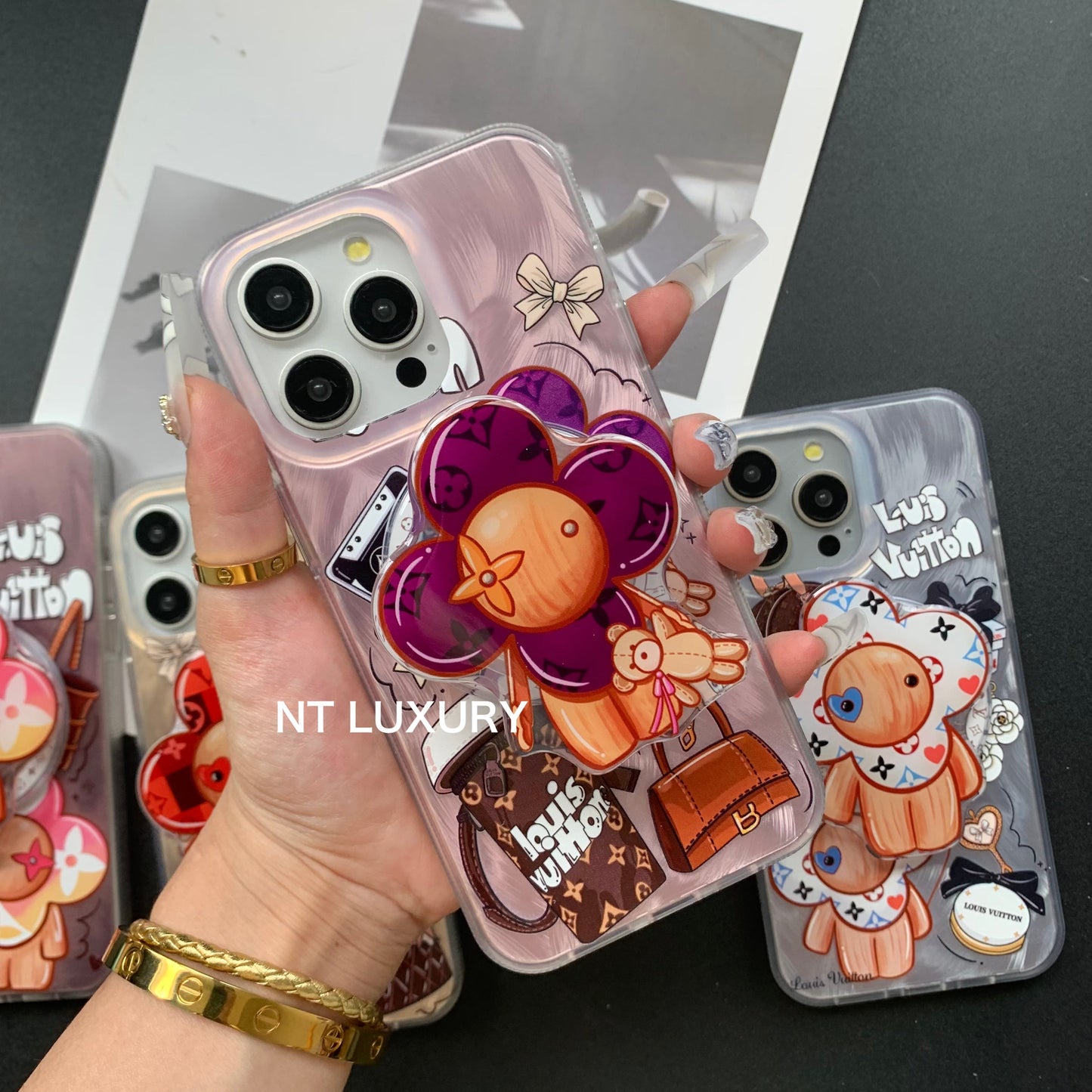 Support MagSafe au design « Fancy Furry Love »