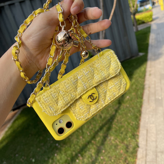 Coque de téléphone fantaisie en treillis pour iPhone