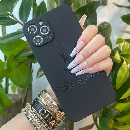 Black Trendy Phone Case ( Yeah )