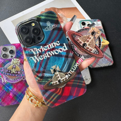 Coque iPhone West Woo à treillis avec support MageSafe