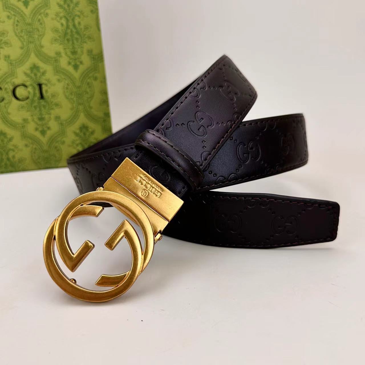 Circle Design Good Belt (Grey)