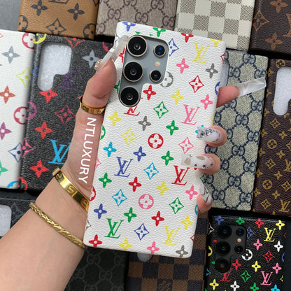 Traditionelle Liebe Samsung Hülle (Punkte Weiß)