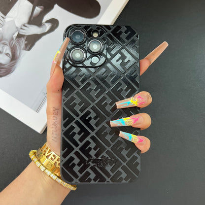 Coque de téléphone noire tendance (FF)