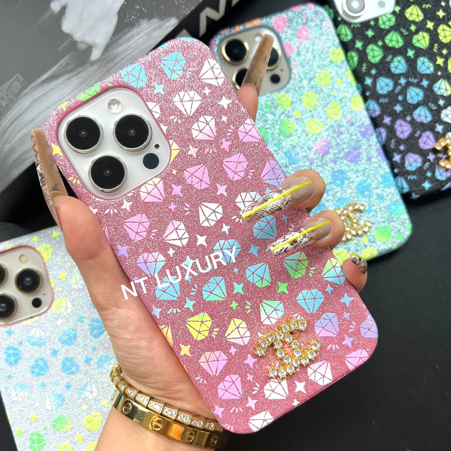 Coque iPhone Diamond Design CC