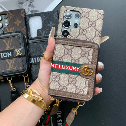 Einzigartige Samsung-Hülle mit Streifen im Taschen-Design (3er-Set)