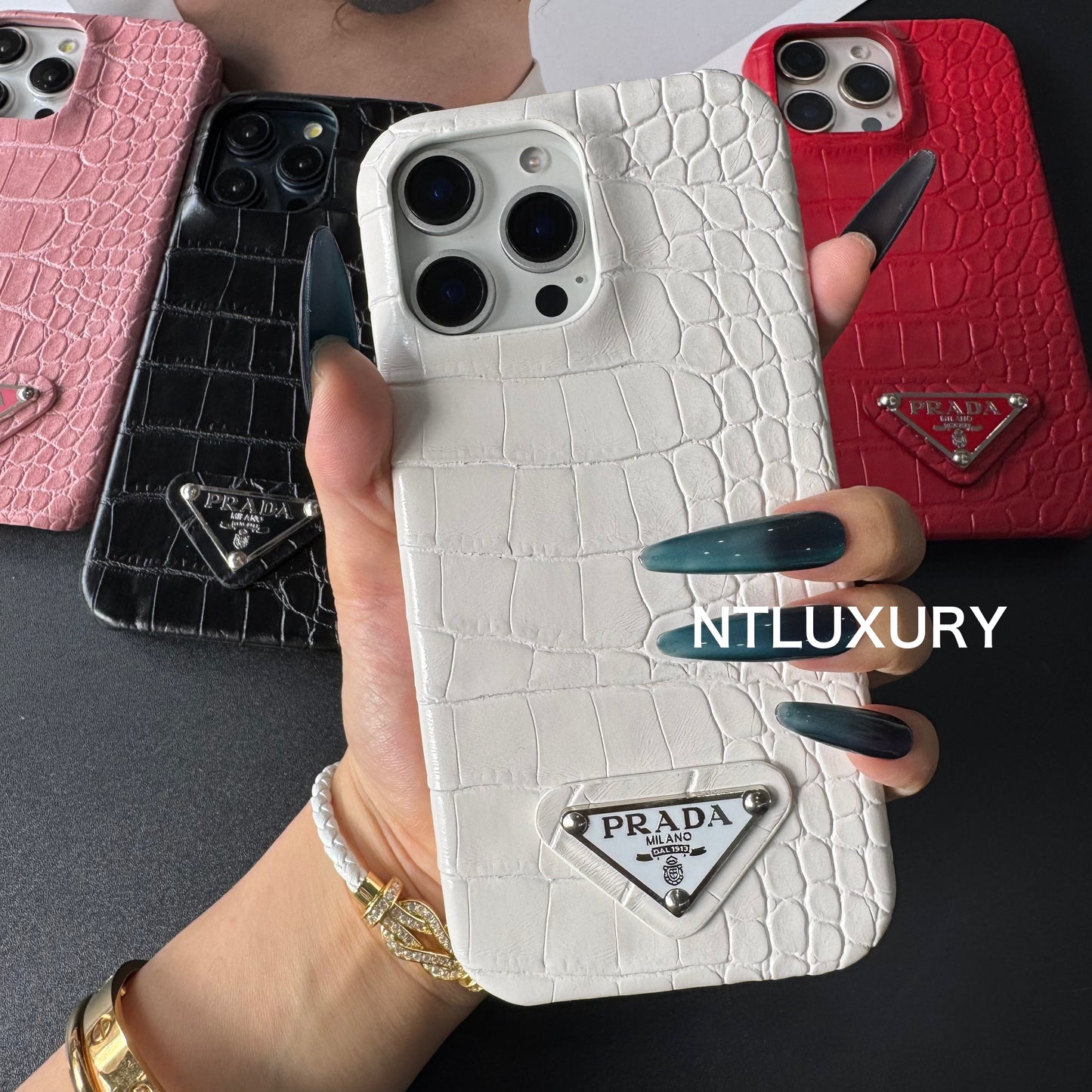 Pure Crocodile Pattern Phone Case