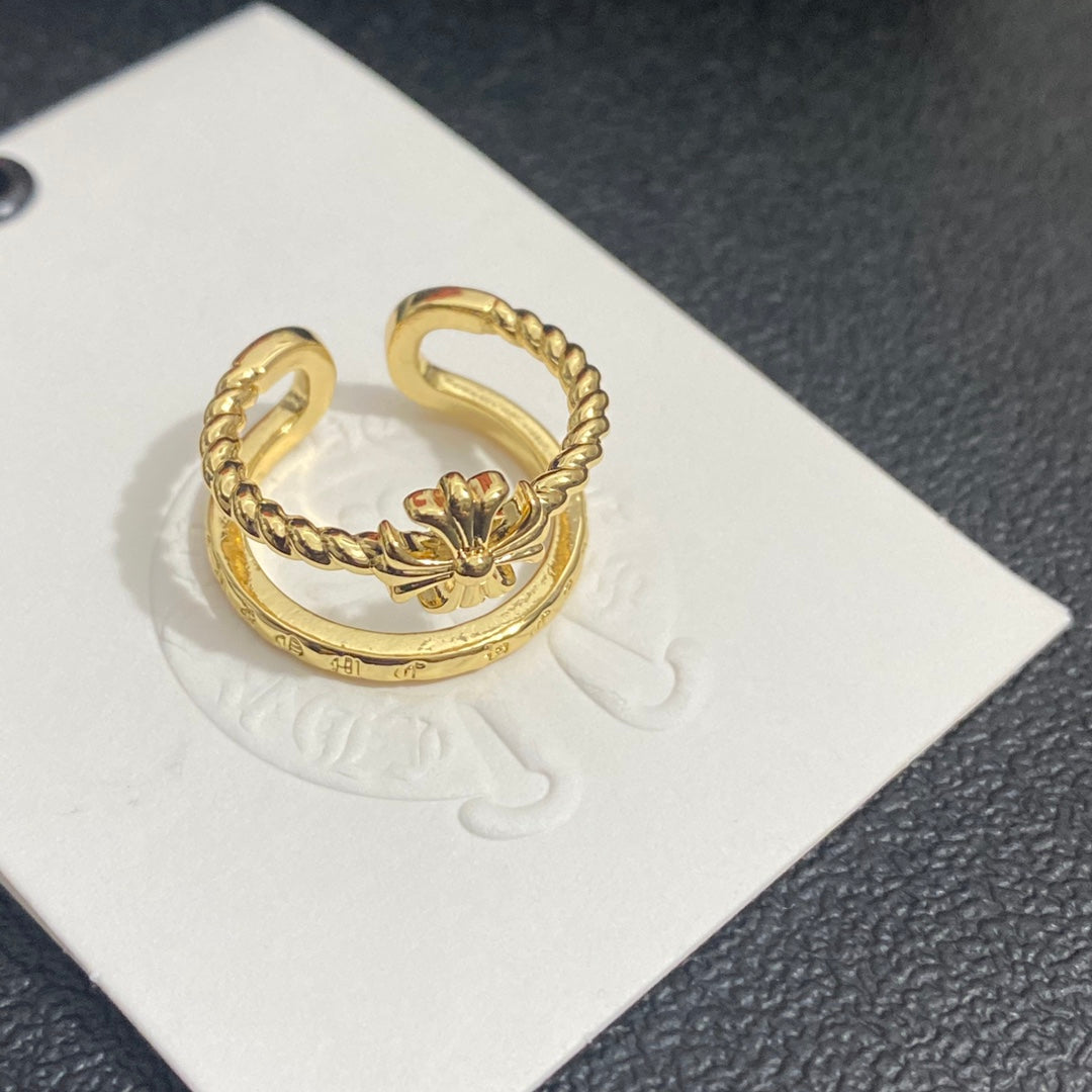 2-farbiger personalisierter offener Ring