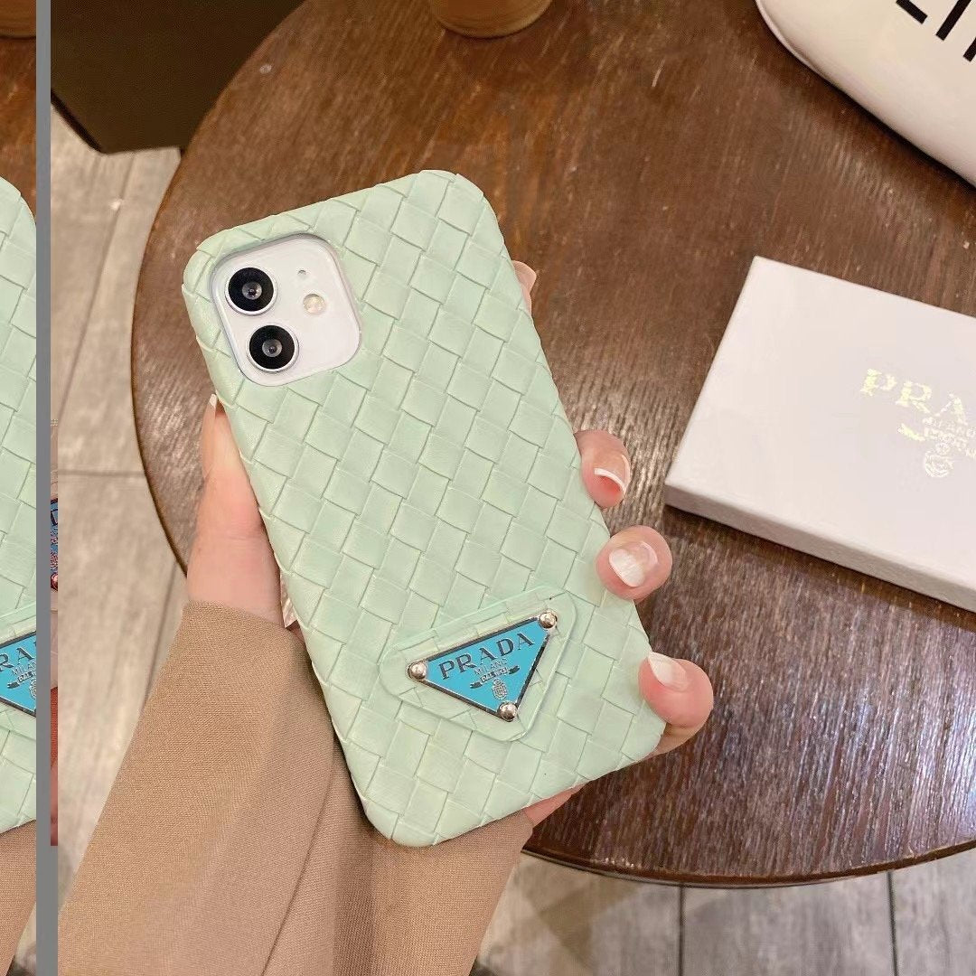 Étui de téléphone tricoté imprimé pour iPhone