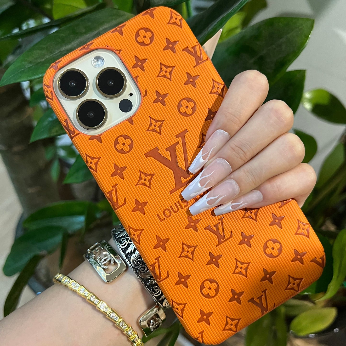 Bunte Liebe Samsung Hülle (Orange)