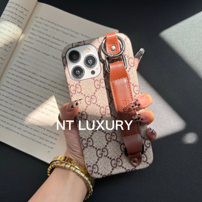Étui de téléphone à la ceinture en cuir traditionnel (bon)