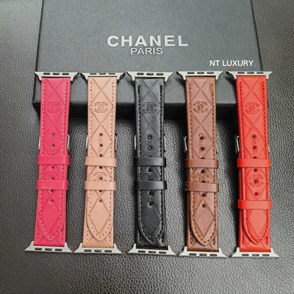 Joli bracelet de montre en similicuir pour iWatch