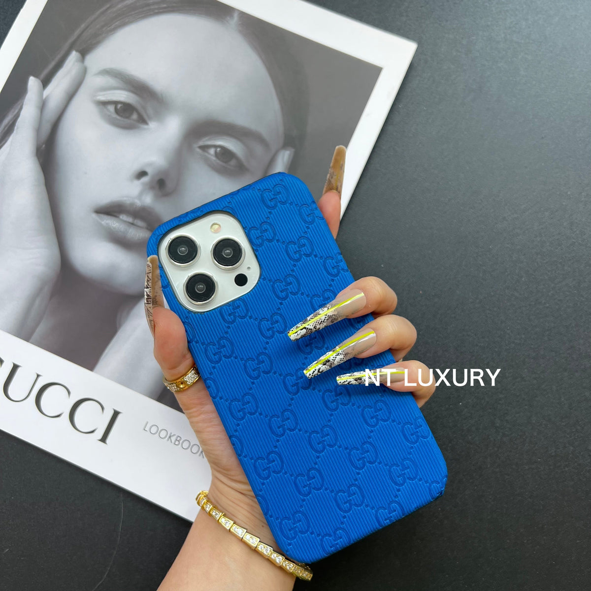 Colorful Full Good Design Phone Case (Blue)