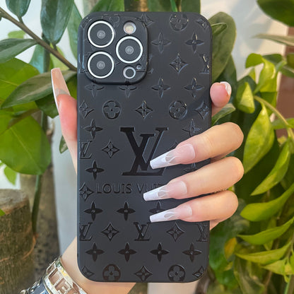 Coque de téléphone noire tendance (Grand amour)