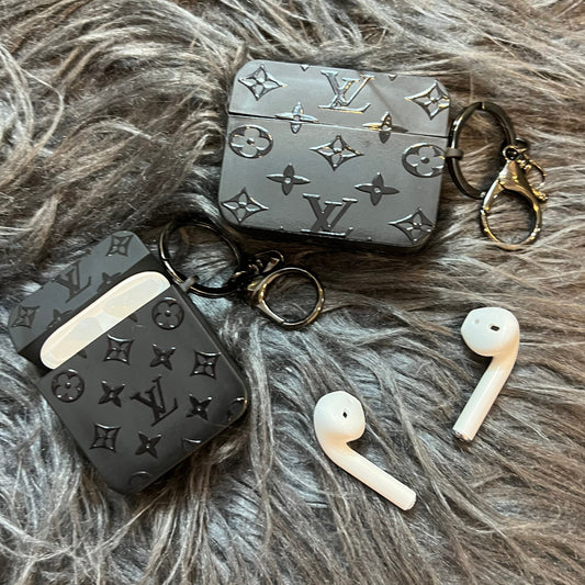 Schwarzes, trendiges AirPods Case (Small Love)