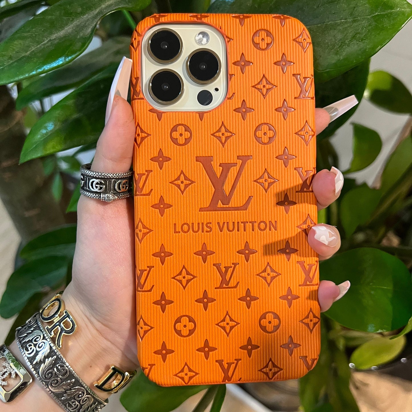 Bunte Liebe Samsung Hülle (Orange)