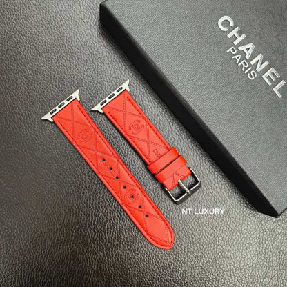 Joli bracelet de montre en similicuir pour iWatch