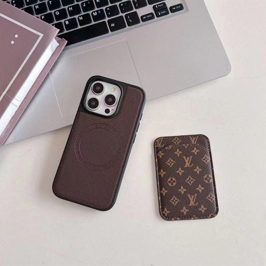 Coque de téléphone Magsafe avec porte-cartes intégré (Petit Amour)