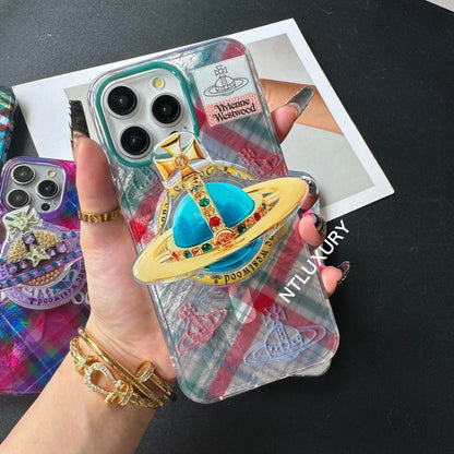 Coque iPhone West Woo à treillis avec support MageSafe