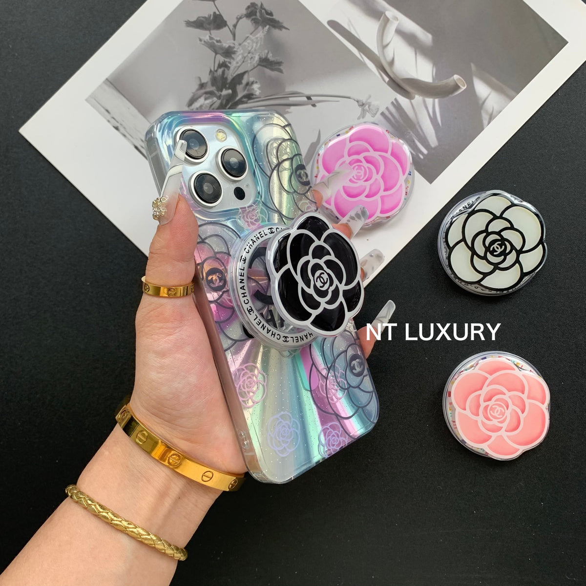 Laser Design with Flower MagSafe iPhone