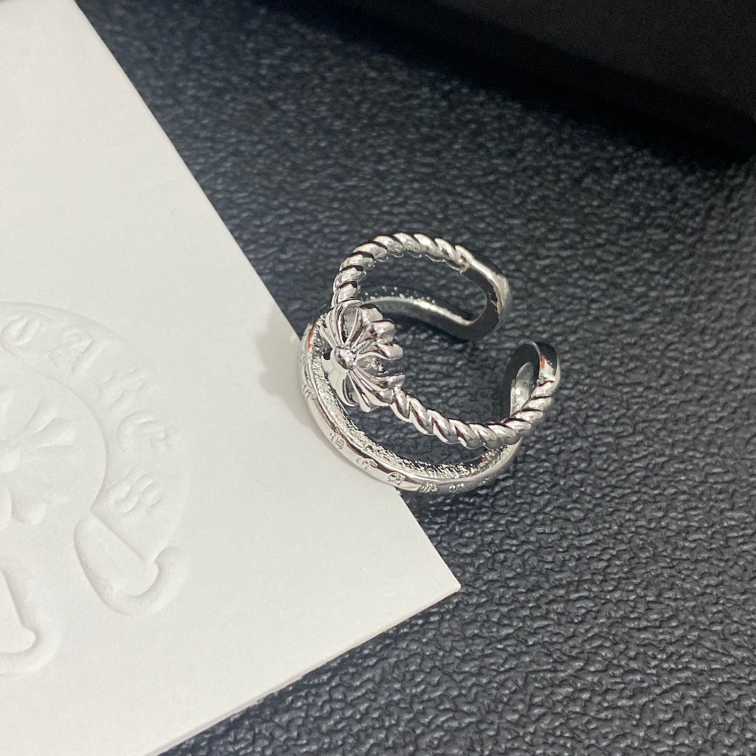 2-farbiger personalisierter offener Ring