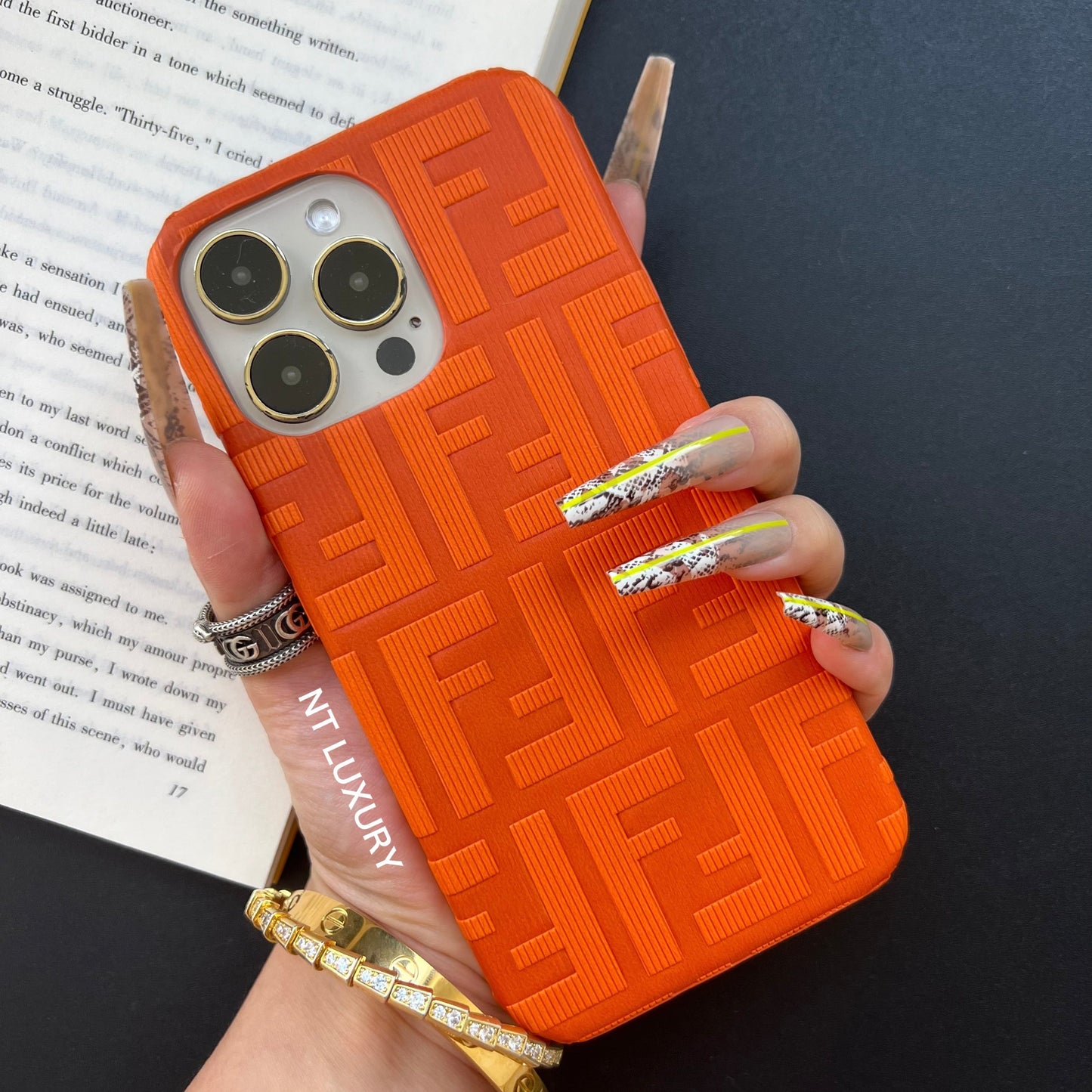 Bunte Spaß Samsung Hülle (Orange)