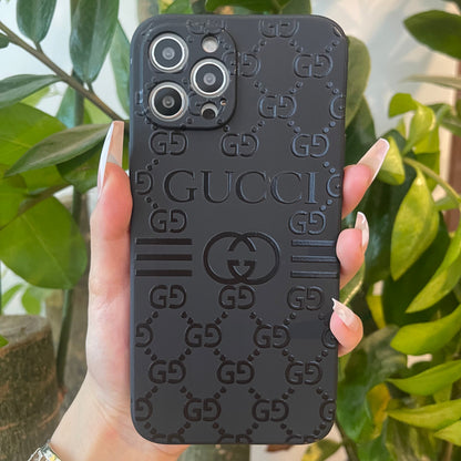 Coque de téléphone noire tendance ( G )