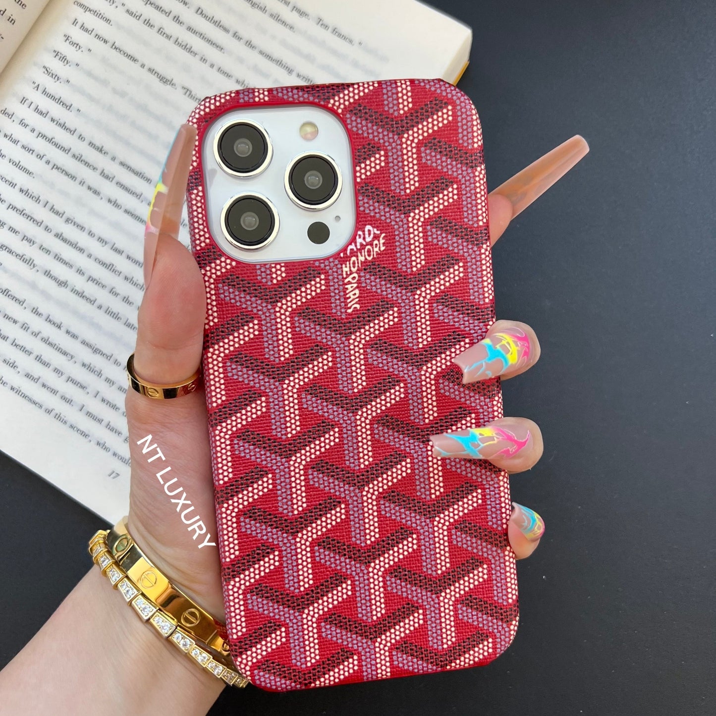 Coque de téléphone Go Neutral (Rouge foncé)