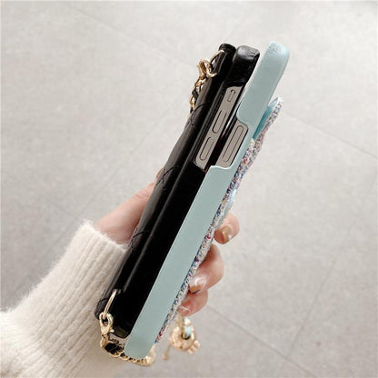 Coque de téléphone fantaisie en treillis pour iPhone