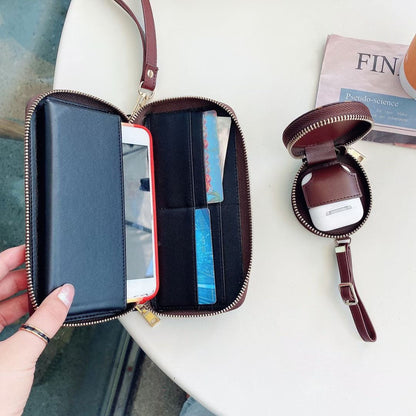 Vintage Floral Printed Phone Bag For All iPhone