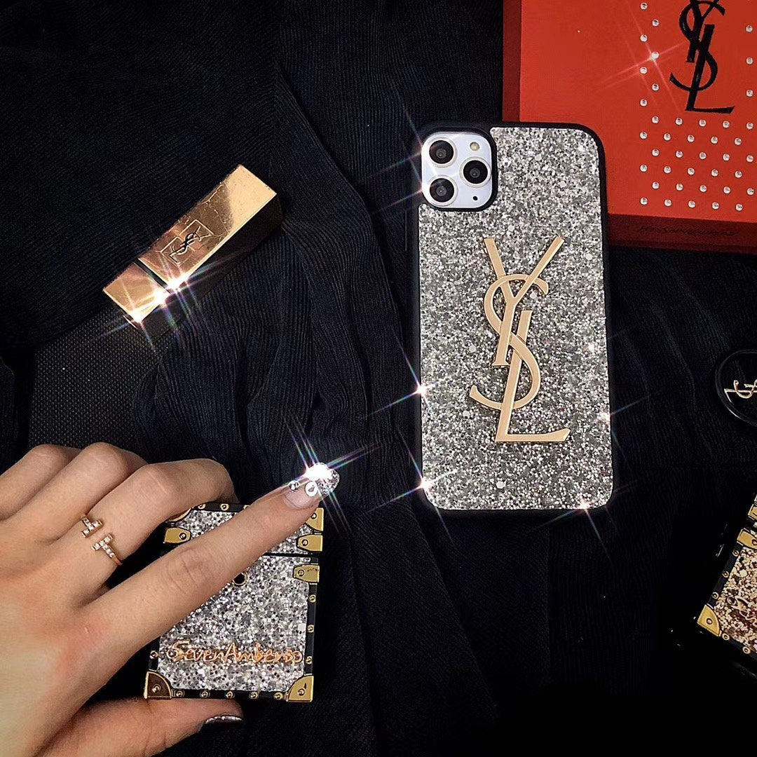 Coque de téléphone scintillante pour iPhone