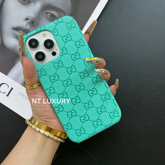 Coque de Téléphone Colorée et Esthétique (Vert Menthe)
