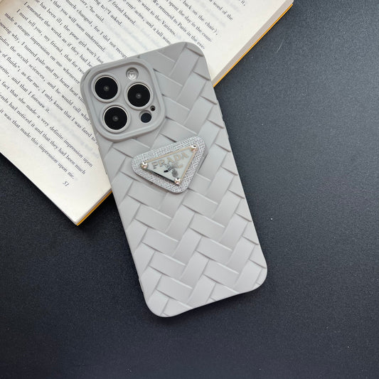 Plait Design Phone Case (Grey)