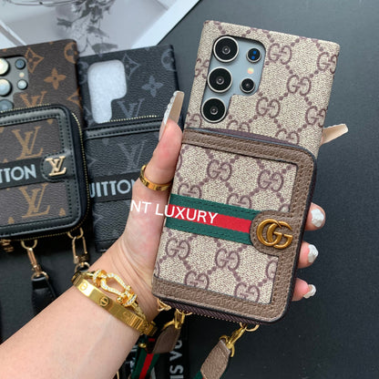 Einzigartige Samsung-Hülle mit Streifen im Taschen-Design (3er-Set)