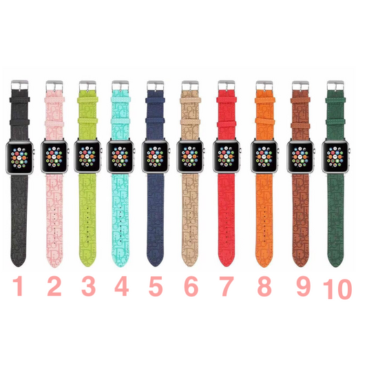 Bracelet fantaisie pour iWatch à imprimé floral DD