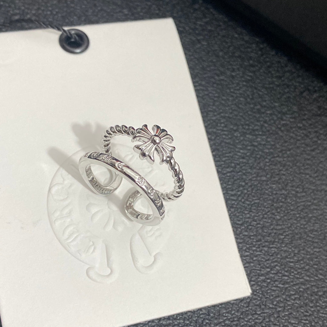 2-farbiger personalisierter offener Ring