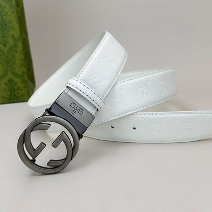 Circle Design Good Belt (White)