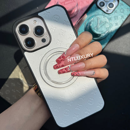 Einzigartige Press Love iPhone Hülle mit Magsafe Halterung