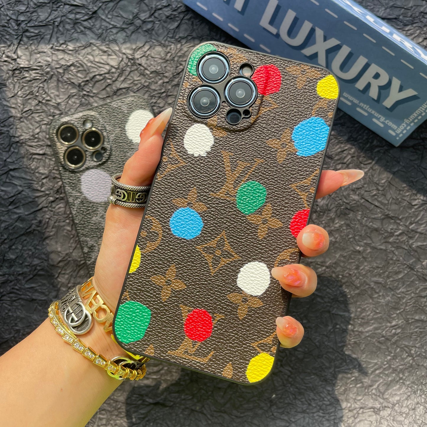 Yayoi Kusama Dots Love Phone Case For iPhone
